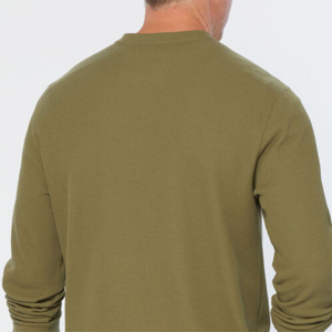 T-shirts respirant à manches longues sport Logo personnalisé sérigraphie coton polyester T-Shirt pour hommes unisexe fabriqué au Pakistan - Product Image 6