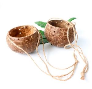 Pots De Noix De Coco Pour Plantes De Tomate/Pot De Plante De Coquille De Noix De Coco Avec Le Prix Le Moins Cher Fabriqué Par Eco2go Vietnam - Product Image 5