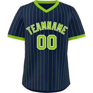 Jersey de béisbol sublimado personalizado hecho con malla transpirable material ecológico rendimiento ajuste tallas de equipos jóvenes/adultos - Product Image 1