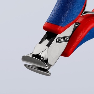 กรรไกรตัดหน้าอิเล็กทรอนิกส์ KNIPEX ความยาว 115 มม. ปลายเฉียงรูปตัว 0 ขัดเงาแบบกระจก ด้ามจับหลายชิ้นส่วนสำหรับกรรไกรตัดกระดาษ - Product Image 5