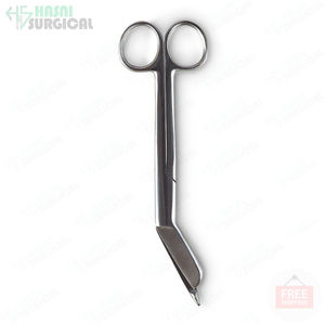 Mini 3 1/2 "Tijeras de vendaje de acero inoxidable Instrumento quirúrgico y de primeros auxilios OEM personalizado - Product Image 6