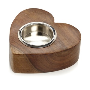 Portavelas de madera Best Deal, vajilla decorativa y portavelas decorativo para el hogar y la boda con producto a la venta - Product Image 4