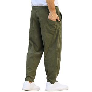 กางเกงฮาเร็มเอวสูงสำหรับผู้หญิงกางเกงฮาเร็มผ้าบางทรงหลวมแนวฮาเรมจากผู้ผลิต OM/ODM - Product Image 6