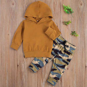 Chándal sólido informal transpirable para niños y niñas OEM ODM, conjunto de dos piezas con capucha de algodón y logotipo personalizado, pantalones para correr - Product Image 2