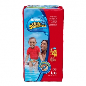 Huggies Little Swimmers Couches de bain jetables Swimpants Taille 5-6 Large (plus de 32 lb) XX ct. (L'emballage peut varier) - Product Image 4