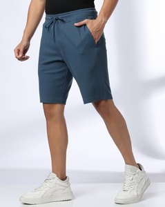 Shorts de sport personnalisés pour hommes avec poche zippée, en polyester et coton, pour le fitness, le jogging, l'entraînement, décontractés, imprimés personnalisés pour l'été - Product Image 4