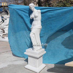 Escultura de <span class=keywords><strong>Venus</strong></span> de mármol blanco tallada a mano, estatua de <span class=keywords><strong>diosa</strong></span> <span class=keywords><strong>romana</strong></span> clásica para decoración de hogar y jardín - Product Image 1