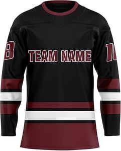 ชุดเครื่องแบบเสื้อกีฬาฮ็อกกี้น้ำแข็งตามสั่งของ2025ชุดอุปกรณ์สำหรับทีมมืออาชีพผ้าทอลายทแยงสำหรับสโมสรลีกชุดกีฬาจำนวนมาก - Product Image 3