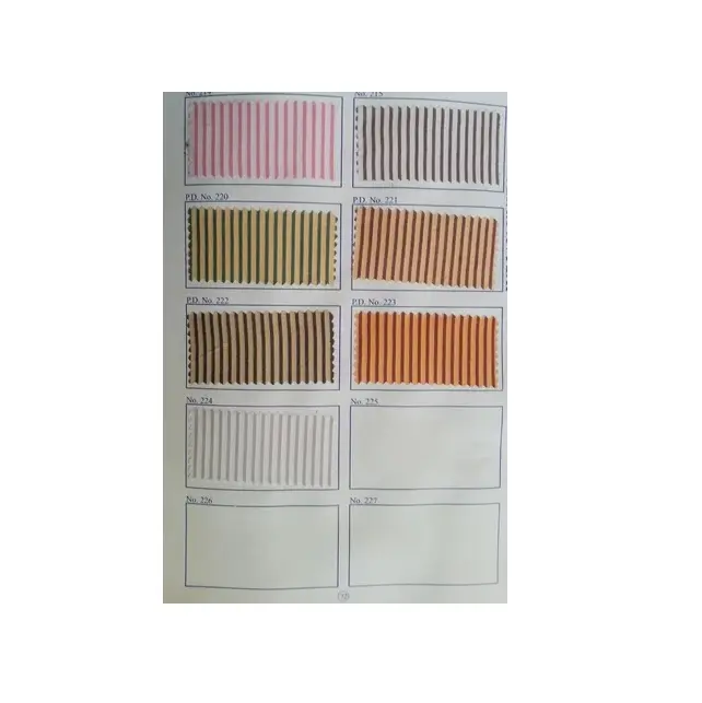 Most Selling Textile Raw Material Indian Strip Fabric for Shirting from Indian Supplier and Exporetr