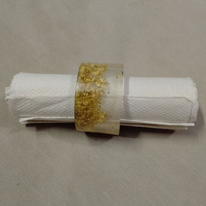 Ensemble de ronds à serviette en résine multicolore de la meilleure conception Vaisselle multiforme pour la maison et le restaurant Cuisine Nouveau style de vaisselle - Product Image 6