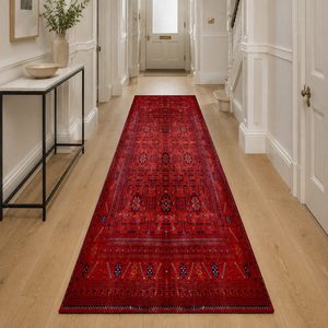 <b>RUGS</b> DEPOT LXDP-0051 Wholesale Black Charcoal Ethnic Kilim Digital Printed Machine Washable Chenille Area <b>Rug</b> <b>Non</b> <b>Slip</b> - Product Image 5