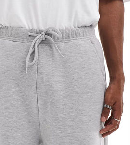 Pantalon de survêtement surdimensionné épais polaire coton éponge respirant pantalon de survêtement à jambes larges poches latérales couleur unie hommes pantalons de survêtement - Product Image 3