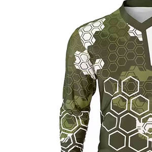 Maillot de course de haute qualité 100% polyester, impression numérique, coupe-vent, respirant, pour moto, course automobile, à vendre - Product Image 5