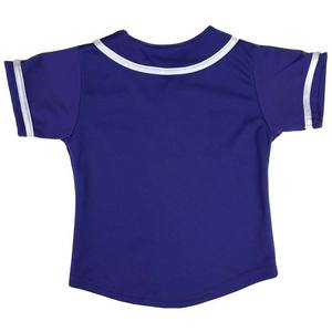 Precio al por mayor transpirable de secado rápido bordado béisbol Jersey hombres Vintage rayas cuello en V botón Up deportes camisetas para adultos - Product Image 4