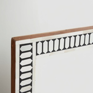 Espejos de baño con incrustaciones de resina que reflejan el arte elevando su espacio de baño Aplicación de pared Uso en el hogar - Product Image 3