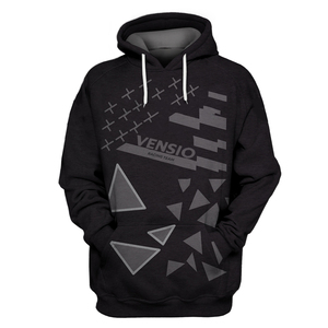 Sudadera con Capucha de Forro Polar Ligero 100% Poliéster con Estampado Gráfico de Carreras Personalizado, Impresión Digital Colorida, para Hombre y Mujer - Product Image 6