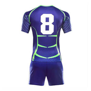 Ensemble d'uniformes de rugby unisexe de qualité supérieure personnalisé multicolore rembourré nouvelle mode respirant vêtements pour hommes en gros - Product Image 2
