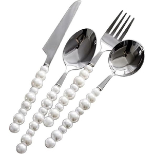 Good Quality Stainless Steel Private Labeling Cutlery Indian Manufacturer Direct Sale Metal <b>Flatware</b> <b>Set</b> for Home Parties Use - Product Image 6