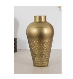 Jarrón de Piso Hecho a Mano de Hierro para Sala de Estar, Estilo Costero, Precio al por Mayor, Jarrón de Flores de Metal Único en Venta - Product Image 2
