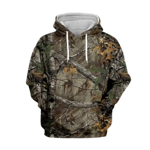 Sweat à capuche tactique de pêche de chasse pour hommes de haute qualité Real Tree Camo Soft Shell respirant pour la vente en gros - Product Image 1