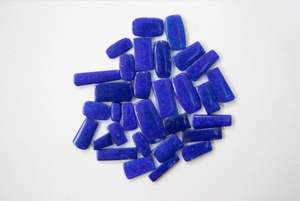 Cabujón de lapislázuli pulido de alta calidad, forma de mezcla de piedras preciosas naturales sueltas para joyería hecha a mano, precio bajo del proveedor de India - Product Image 2