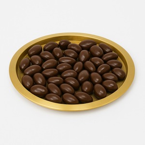 Plateau de service décoratif en métal parfait pour les chocolats avec une finition élégante pour améliorer vos présentations festives et luxueuses - Product Image 6