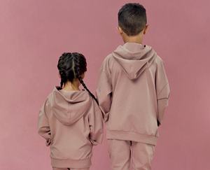 High Quality Casual Kids Winter Two Piece Solid Color Breathable Lightweight Polyester Cotton <b>Track</b> <b>Suit</b> - Product Image 5