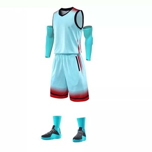 Maillots de basket-ball professionnels pour hommes, prix bon marché, uniformes pour adultes, 100% Polyester, couleur unie, respirant, vêtements de sport - Product Image 4