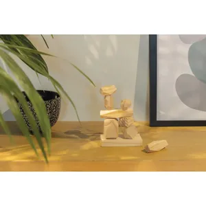 Décor et accessoires de bureau durables en bois équilibré Ukiyo Crios Rocks - Product Image 2