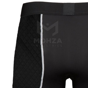 Pantalones Cortos de Compresión para Hombre, Cintura Elástica, Estilo Casual, Color Sólido, Poliéster y Spandex, Transpirables, de Secado Rápido, Alta Calidad - Product Image 4