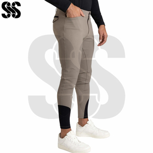 Nouveau style 2026 : Culottes d'équitation homme à siège intégral en tissu respirant et durable pour l'entraînement et les compétitions équestres - Product Image 5