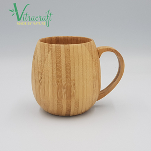 Taza de bambú prensada clásicamente con mango 100% hecha de bambú natural ietnamese, amigable con nvironmental - Product Image 1