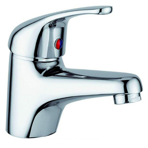 Finitura cromata miscelatore rubinetto per lavabo per la casa bagno-Pack 1 - Product Image 1