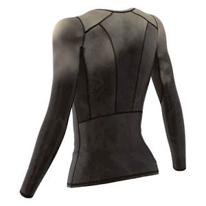 OEM compresión gimnasio camiseta atlética Yoga camiseta mujer Tops Fitness deporte gimnasio camisa Nylon Spandex Yoga activo camisa - Product Image 3