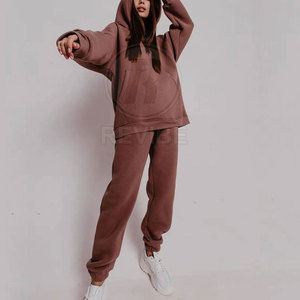 ชุดวอร์มผู้หญิงไซส์ใหญ่ ดีไซน์ล่าสุดสำหรับฤดูหนาว ราคาขายส่ง ชุดวอร์มใส่สบายสำหรับผู้หญิง - Product Image 2