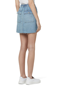 2025 nouveauté prix usine femmes Denim jupe filles Sexy court Mini Jean jupe respirant Logo personnalisé décontracté naturel - Product Image 4