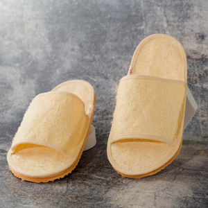 Pantoufles Luffa Imperméable Facile Nettoyeur De Pieds Douche Pantoufle Écologique De Blue Lotus Farm - Product Image 3