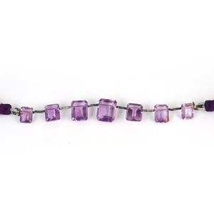 La mejor calidad Natural púrpura amatista Octágono forma tamaño libre tallado taladro hilo corte piedra preciosa suelta al mejor precio para joyería - Product Image 1