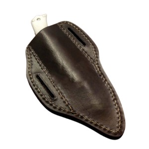 High Quality OEM 100% Factory Handmade 2023 Factory Rich Grain Pancake Style Leather <b>Sheath</b> <b>for</b> Fix Blade <b>Knives</b> - Product Image 6
