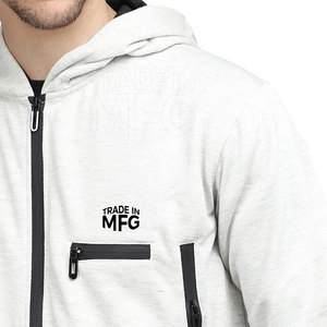 Chándal de gimnasio de manga larga para hombre OEM al por mayor, camiseta de entrenamiento de algodón 100% transpirable, logotipo personalizado de talla grande, diseño de Invierno bajo - Product Image 5