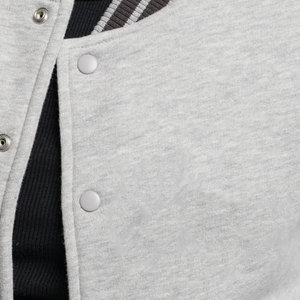 Chaquetas de manga larga con letras de fábrica de ropa, diseño transpirable, chaquetas de letras impresas de algodón de punto de bajo precio - Product Image 4