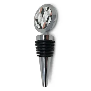 Anchor Metal Bottle Stopper Stainless Steel Stopper Modern Nautical Look Bottle Stopper Elegant for Home Hotel <b>Bars</b> Parties - Product Image 3