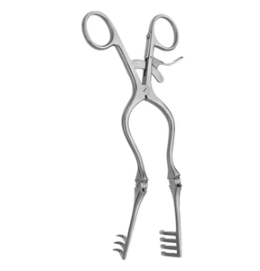 Rétracteur manuel professionnel Beckman Adson 4 x 4 branches 31,5 cm en acier inoxydable - Product Image 5