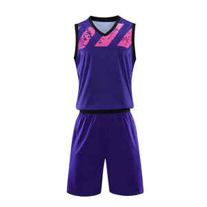 Ropa deportiva, uniforme de baloncesto para hombres, alta calidad, antiarrugas, tarifa razonable, uniforme de baloncesto de tendencia superior con peso ligero - Product Image 1