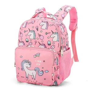 Модный детский школьный рюкзак для мальчиков и девочек, сумка для учебников с мультяшным рисунком водяной копот и тигр для детского сада