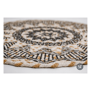 Tissé à la main classique Jute napperons Durable en Fiber naturelle Table à manger maison cuisine Villa café décoration approvisionnement en vrac - Product Image 5