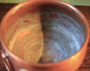 Pot de fleurs en cuivre martelé, pot de plante décoratif moderne pour plantes d'intérieur, salon, bureau, jardin, pot de fleurs - Product Image 4