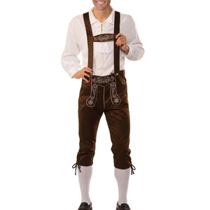 Nuevo Diseño Kneibund, Pantalones Bávaros hasta la Rodilla, Lederhosen Largos, Trachten, Lerhosen, Prendas Bávaras - Product Image 1