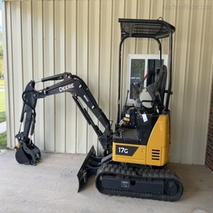 Miniexcavadoras John Deere 17G Usadas, Excavadora Diesel con Cabina y Sistema Hidráulico Auxiliar de Alto Flujo en Venta - Product Image 1