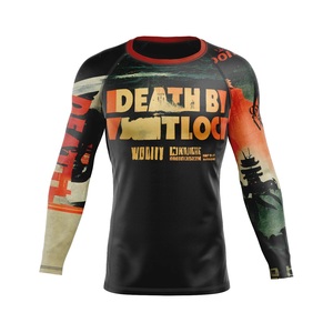 Lethal Ego Rash Guard respirant à manches courtes pour homme avec UPF50+ 100% polyester - Product Image 3